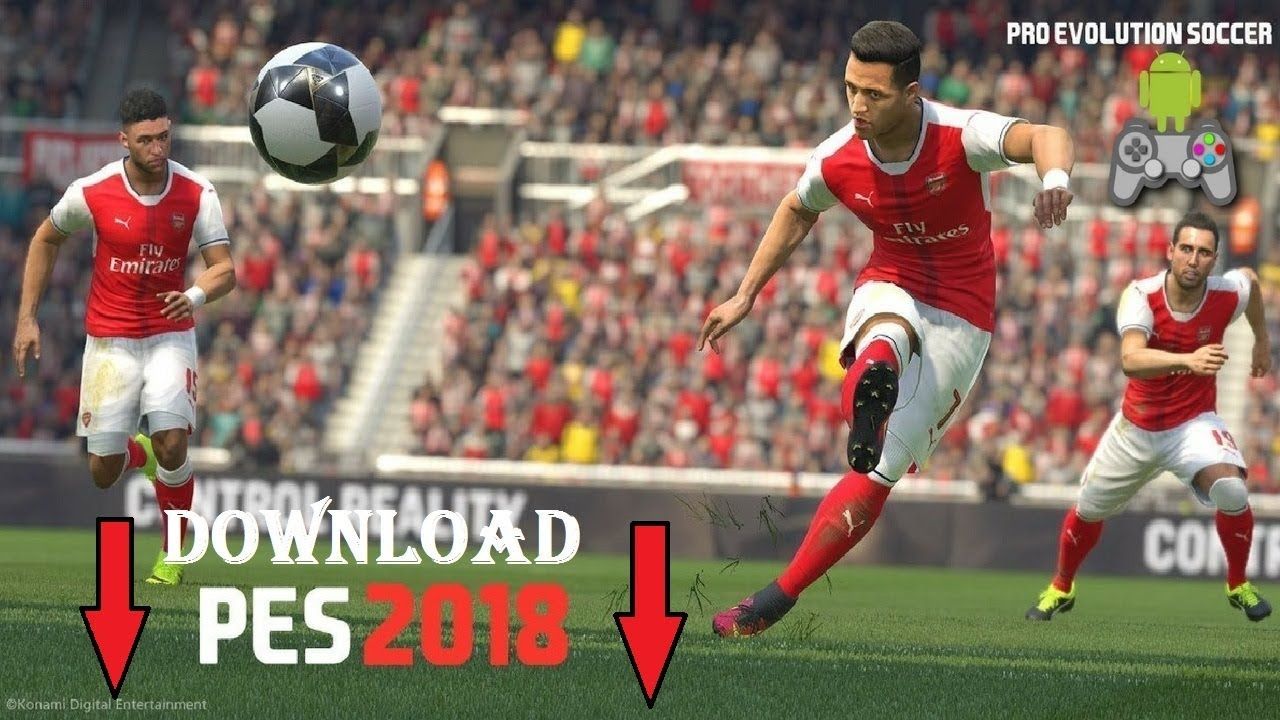 pes 18 apk download for pc